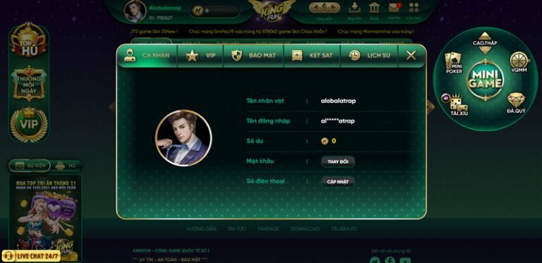 King Fun - Link tải KingFun không bị chặn 2022