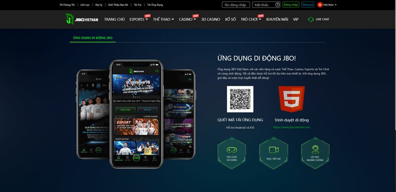 android, ios jbo việt nam